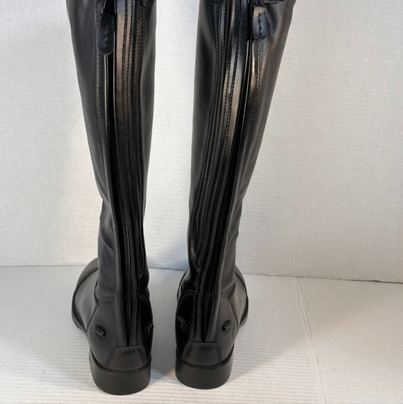 Horze tall Equestrian Black Boots 7.5 - Picture 10 of 13